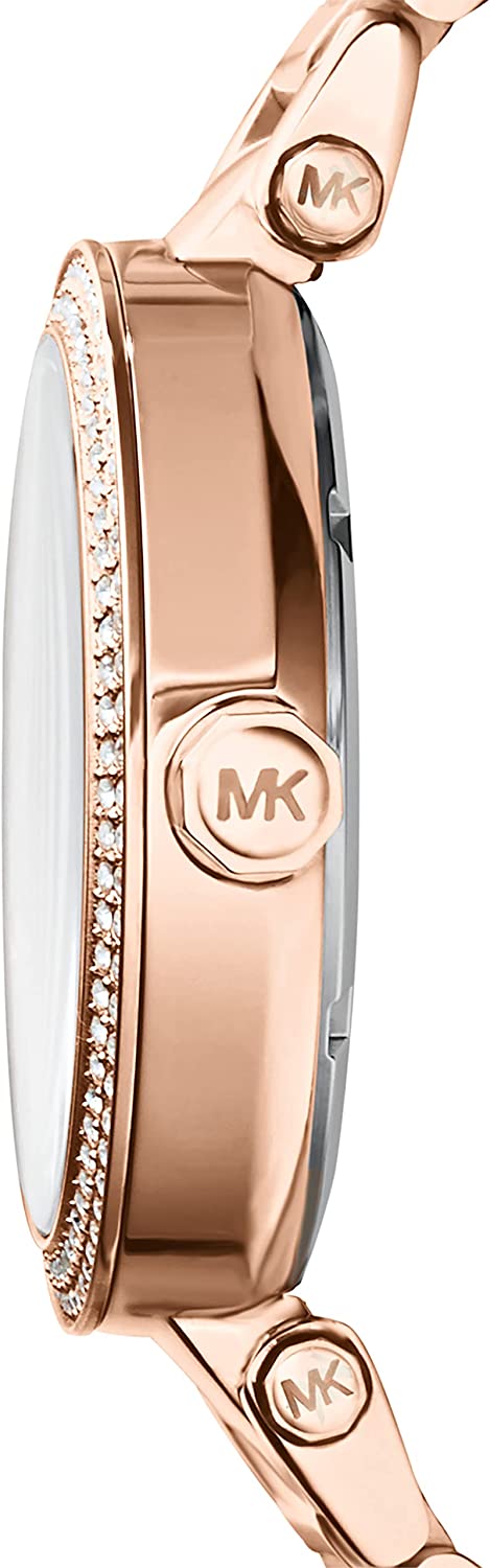 Michael Kors Parker Stainless Steel Watch With Glitz Accents - Image 6